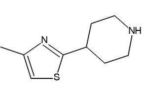 2-Methyl-4-(piperidin-4-yl)pyrimidine structure, CAS 949100-33-8