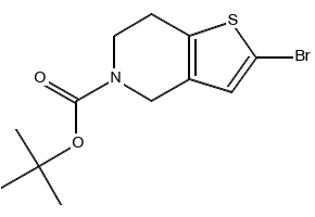 tert-Butyl 2-bromo-6,7-dihydrothieno[3,2-c]pyridine-5(4H)-carboxylate structure, CAS 949922-62-7