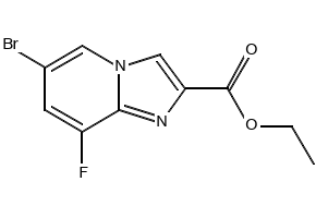 Ethyl 8-Bromo-6-chloroimidazo[1,2-a]pyridine-2-carboxylate structure, CAS 951884-22-3