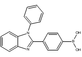4-(1-Phenyl-1H-benzimidazol-2-yl)phenylboronic acid structure, CAS 952514-79-3