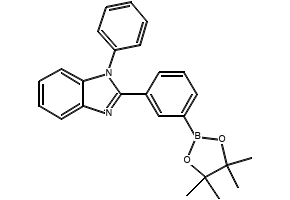 3-(1-Phenyl-1H-benzimidazole-2-yl)phenylboronic acid pinacol ester structure, CAS 952514-86-2