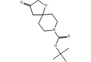 3-Oxo-1-oxa-8-azaspiro[4.5]decane-8-carboxylic acid tert-butyl ester structure, CAS 954236-44-3