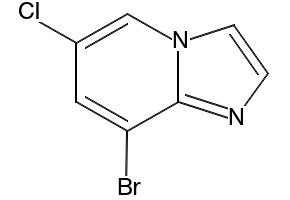 8-Bromo-6-chloroimidazo[1,2-a]pyridine structure, CAS 957187-27-8