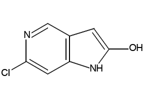 6-Chloro-1,3-dihydro-2H-pyrrolo[3,2-c]pyridin-2-one structure, CAS 1000342-80-2