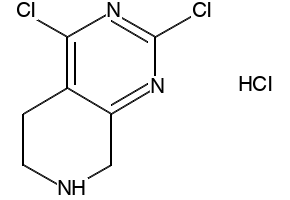 2,4-Dichloro-5,6,7,8-tetrahydropyrido[3,4-d]pyrimidine structure, CAS 1000578-08-4