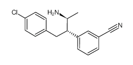 3-[(1S,2S)-2-Amino-1-[(4-chlorophenyl)methyl]propyl]benzonitrile 2,2,2-trifluoroacetate (1:1) structure, CAS 1002752-56-8