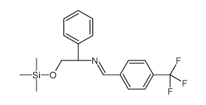 (alphaS)-N-[[4-(Trifluoromethyl)phenyl]methylene]-alpha-[[(trimethylsilyl)oxy]methyl]benzenemethanamine structure, CAS 1003887-64-6