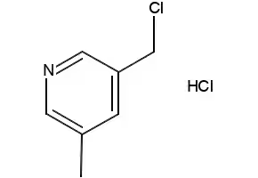 3-(Chloromethyl)-5-methylpyridine hydrochloride structure, CAS 1007089-84-0