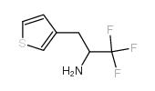 2,2,2-Trifluoro-1-thiophen-3-ylmethylethylamine structure, CAS 1017781-57-5