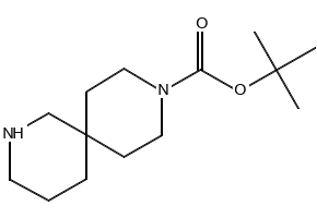 tert Butyl 2,9-diazaspiro[5.5]undecane-2-carboxylate structure, CAS 1023595-19-8
