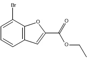 Ethyl 7-bromobenzofuran-2-carboxylate structure, CAS 1033201-65-8