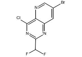 7-Bromo-2-chloro-4-(4-morpholinyl)-thieno[3,2-d]pyrimidine structure, CAS 1033743-85-9