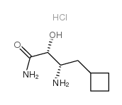 (alphaR,betaS)-beta-Amino-alpha-hydroxycyclobutanebutanamide hydrochloride (1:1) structure, CAS 1036931-35-7