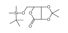 5-O-[(tert-Butyl)dimethylsilyl]-2,3-O-(1-methylethylidene)-L-lyxonic acid gamma-lactone structure, CAS 1044813-00-4