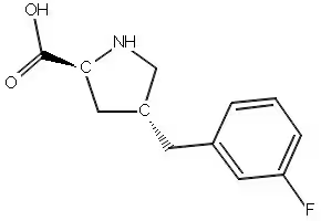 (3S,4R)-4-(4-Fluorophenyl)pyrrolidine-3-carboxylic acid structure, CAS 1047651-77-3