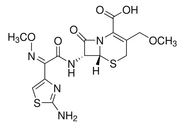 Cefpodoxime structure, CAS 82619-04-3