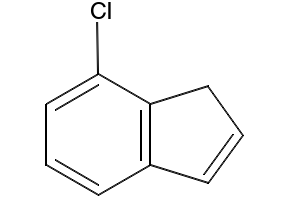 7-chloro-1H-indene structure, CAS 52085-99-1