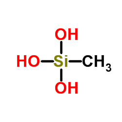 Methylsilantriol structure, CAS 2445-53-6