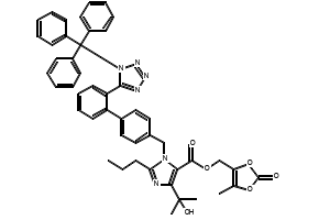 trityl olmesartan structure, CAS 761404-85-7