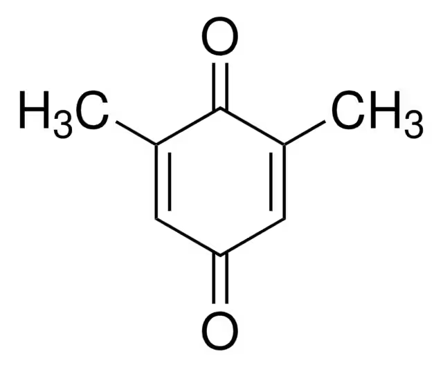 2,6-Dimethyl-benzoquinone(2,6-Dimethyl-p-benzoquinone), 99% structure, CAS 527-61-7