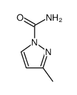 3-Methyl-1-pyrazolecarboxamide, (3-Methyl-1H-Pyrazole-1-carboxamide)97% structure, CAS 873-50-7