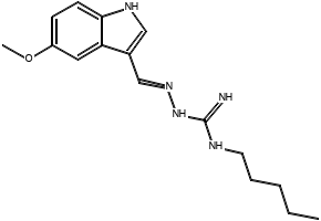 Tegaserod structure, CAS 145158-71-0