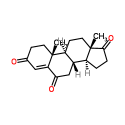 Androst-4-ene-3,6,17-trione structure, CAS 2243-06-3