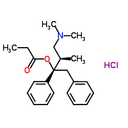 Propoxyphene HCl structure, CAS 1639-60-7