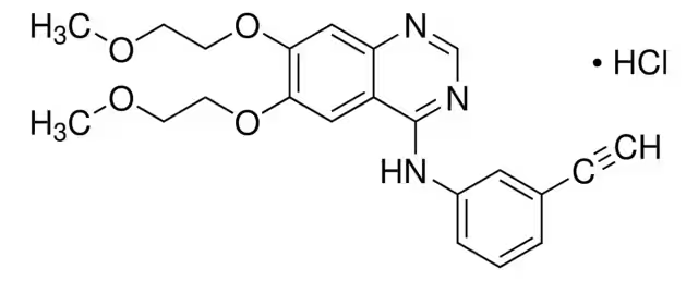 Erlotinib hydrochloride structure, CAS 183319-69-9