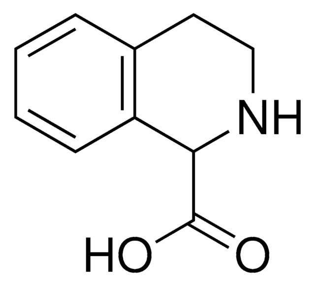 1,2,3,4-Tetrahydro-1-isoquinolinecarboxylic acid structure, CAS 41034-52-0