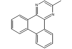 2-Methyldibenzo[F,H]quinoxaline structure, CAS 536753-86-3