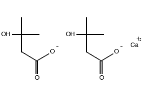 Calcium beta-hydroxy-beta-methylbutyrate structure, CAS 135236-72-5