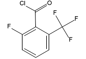 2-FLUORO-6-(TRIFLUOROMETHYL)BENZOYL CHLORIDE structure, CAS 109227-12-5