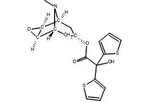 Scopine Di(2-thienyl) Glycolate structure, CAS 136310-64-0
