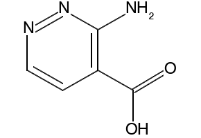 3-AMINO-4-PYRIDAZINECARBOXYLIC ACID structure, CAS 21141-03-7
