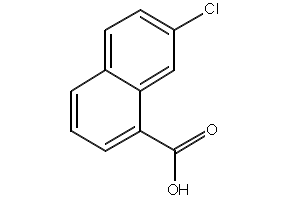 7-Chloronaphthalene-1-carboxylic acid structure, CAS 58926-30-0
