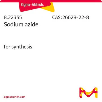 Sodium Azide structure, CAS 26622-22-8