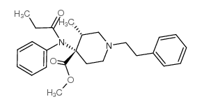 Lofentanil structure, CAS 61380-40-3