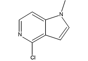 4-CHLORO-1-METHYL-1H-PYRROLO[3,2-C]PYRIDINE structure, CAS 27382-01-0