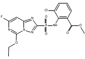 CLORANSULAM-METHYL structure, CAS 147150-35-4