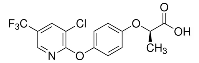 Haloxyfop-P structure, CAS 95977-29-0