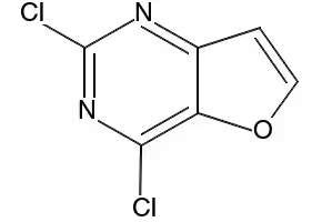 2,4-DICHLOROFURO[3,2-D]PYRIMIDINE structure, CAS 956034-07-4