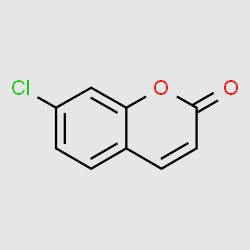Coumarin, 7-chloro- structure, CAS 19063-54-8