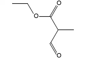 2-FORMYLPROPIONIC ACID ETHYL ESTER structure, CAS 27772-62-9