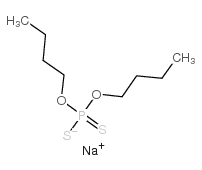 Sodium dibutyl dithiophosphate structure, CAS 10533-41-2