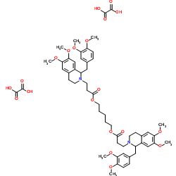 Cisatracurium Oxalate structure, CAS 96687-52-4
