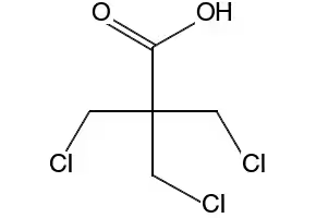 3-CHLORO-2,2-DICHLOROMETHYL PROPIONIC ACID structure, CAS 17831-70-8