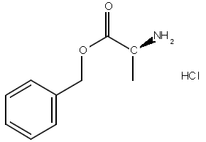 L-Alanine benzyl ester hydrochloride structure, CAS 5557 -83- 5