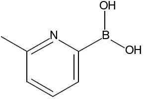 6-METHYLPYRIDINE-2-BORONIC ACID structure, CAS 372963-50-3