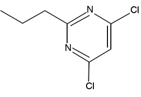 4,6-DICHLORO-2-PROPYL-PYRIMIDINE structure, CAS 1197-28-0